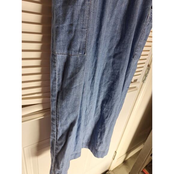 Madewell Size 2 Blue Denim Button Up Dress - Picture 11 of 12